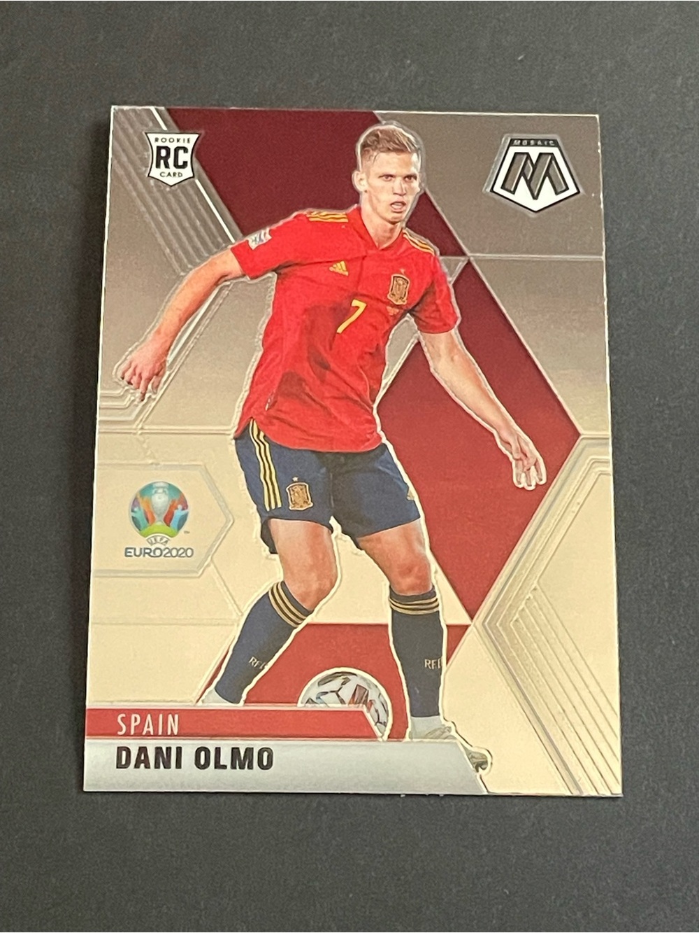 Panini 2021 Mosaic UEFA Euro 2020 Dani Olmo Rookie #164 Spain Card